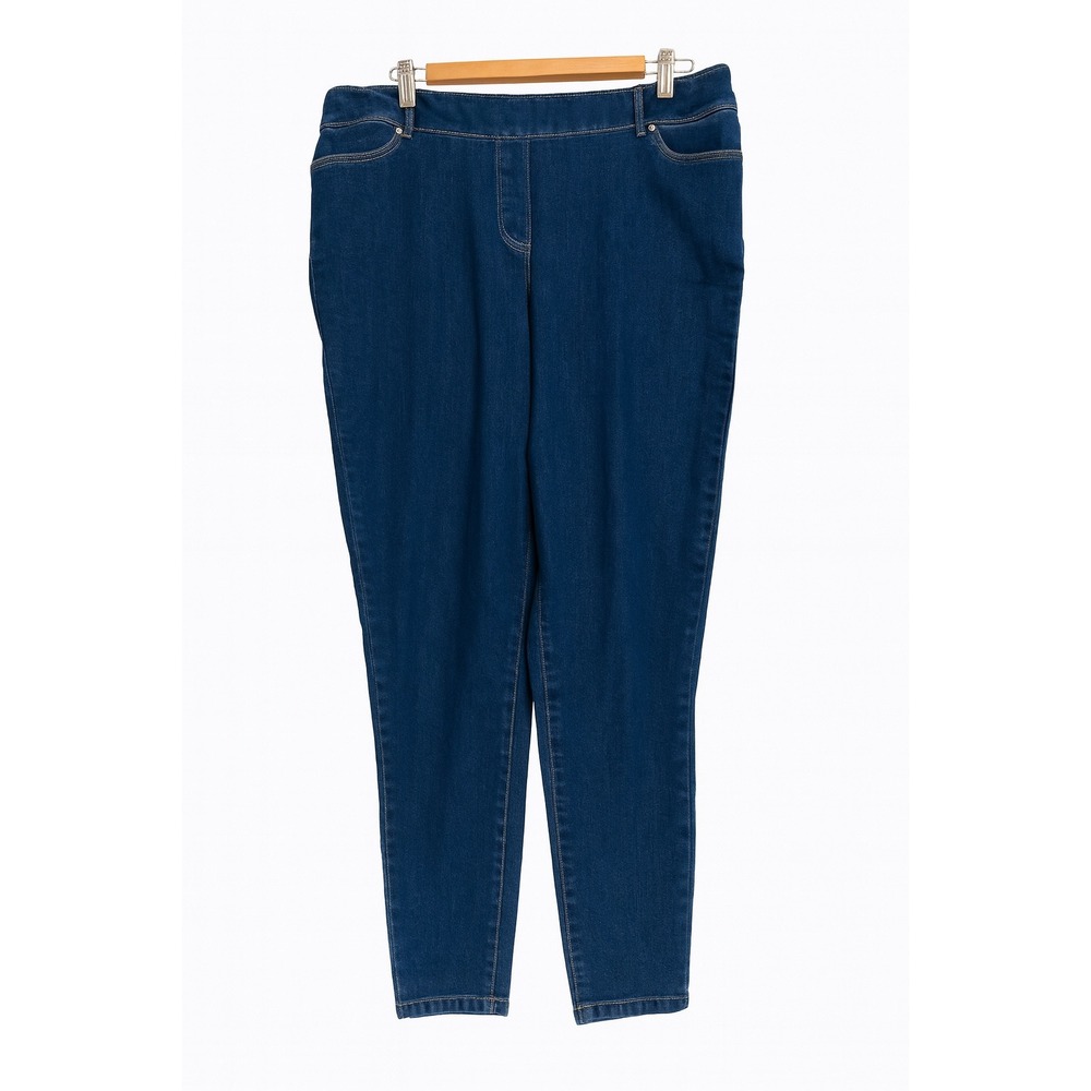 Alfred Dunner Women's Blue Jeans Jeggings